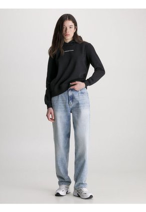 Sacos Con Logotipo Negro Mujer Negro Calvin Klein