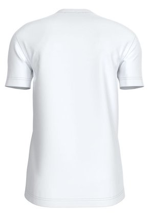 Camiseta Blanca Con Monograma Delineado Calvin Klein