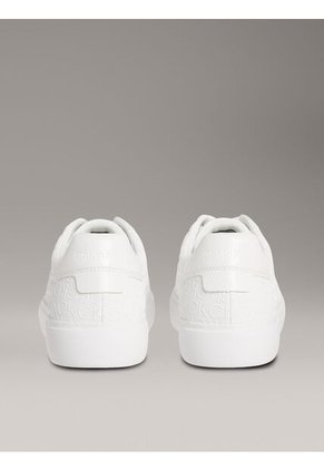 Tenis Blanco Con Monograma Calvin Klein