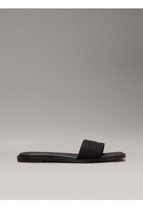Sandalias Negro De Lona Calvin Klein