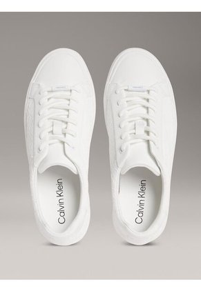 Tenis Blanco Con Monograma Calvin Klein