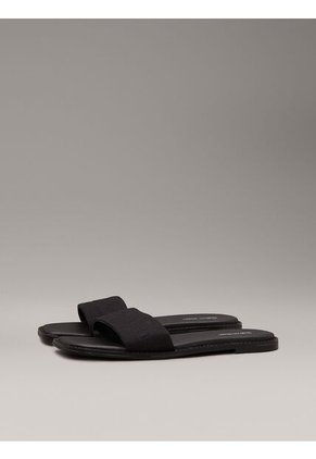 Sandalias Negro De Lona Calvin Klein