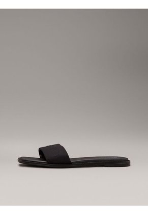 Sandalias Negro De Lona Calvin Klein