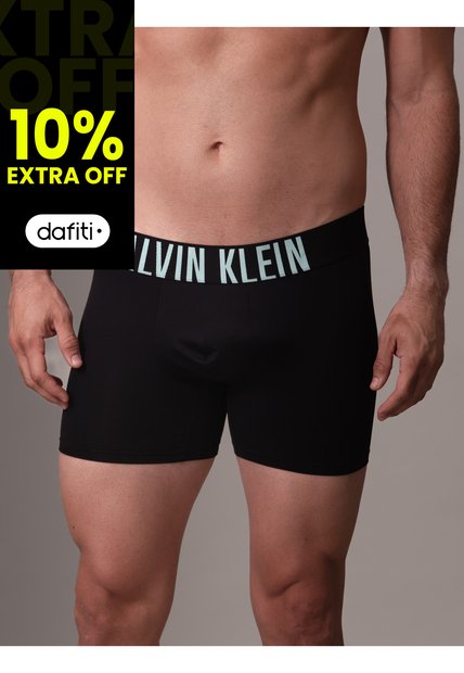 Pack Negro De 3 Bóxers Largos - Intense Power Calvin Klein