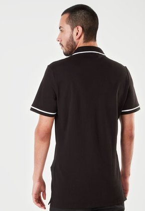 Polo Negro-Blanco Calvin Klein