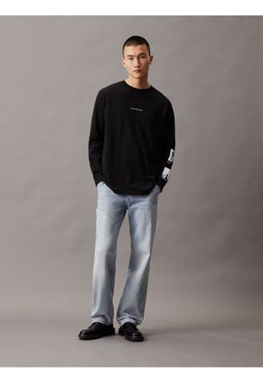 Camiseta Negra En Algodón Para Hombre Calvin Klein