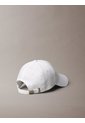 Gorra Blanca De Algodón Con Monograma Bordado Calvin Klein de Calvin Klein