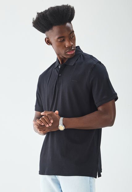 Polo Negro Calvin Klein