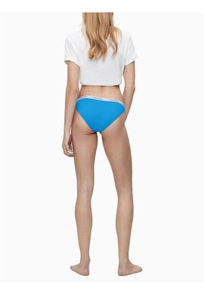 Pantie Azul Tipo Bikini En Algodón Calvin Klein