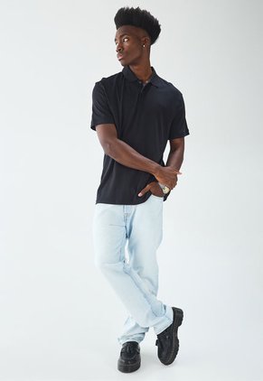 Polo Negro Calvin Klein