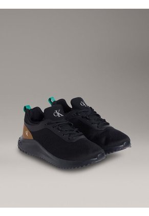 Tenis Negro Eva Runner De Malla Calvin Klein