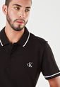 Polo Negro-Blanco Calvin Klein de Calvin Klein
