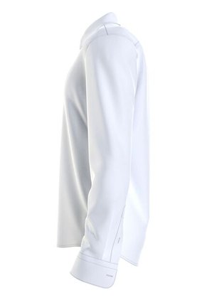 Camisa Slim De Algodón Blanco Calvin Klein