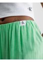 Pantalón Ancho Fruncidos Mujer Verde Calvin Klein de Calvin Klein