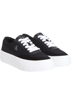 Tenis Multicolor De Lona Con Plataforma Calvin Klein
