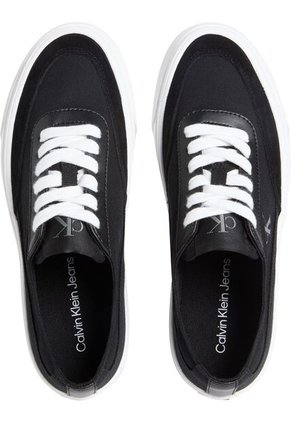 Tenis Multicolor De Lona Con Plataforma Calvin Klein