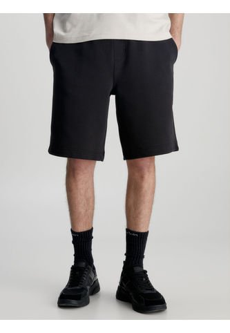 Bermuda Negra De Chándal Con Logo Calvin Klein Calvin Klein
