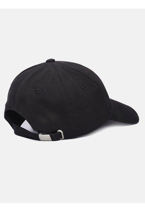 Gorra Negra De Algodón Con Monograma Bordado Calvin Klein