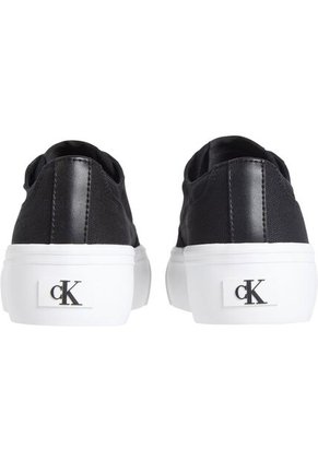 Tenis Multicolor De Lona Con Plataforma Calvin Klein