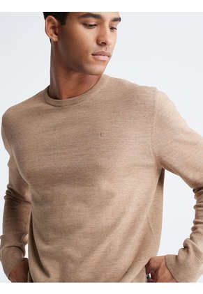 Saco Merino Con Cuello Redondo Calvin Klein
