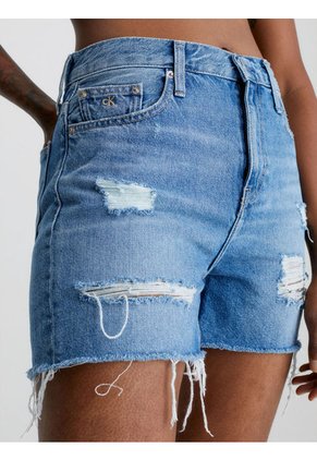 Bermuda Azul Mujer Azul Calvin Klein