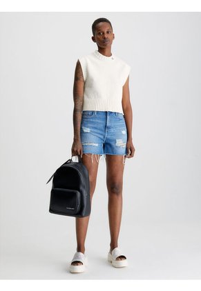 Bermuda Azul Mujer Azul Calvin Klein