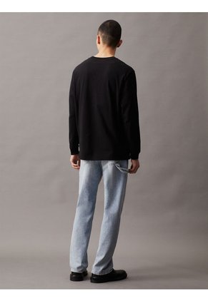 Camiseta Negra En Algodón Para Hombre Calvin Klein