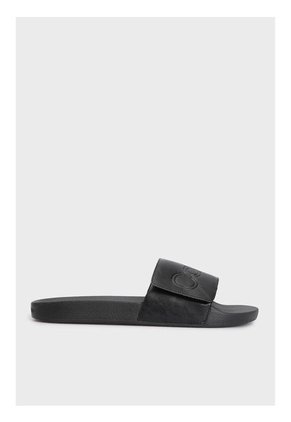 Sandalias Negro Ajustables Con Velcro Calvin Klein