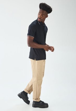 Polo Negro Calvin Klein