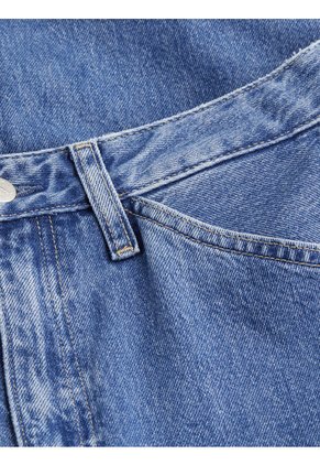 Falda Azul Larga Denim Calvin Klein