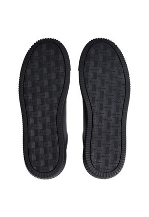 Tenis Negro Chunky Cupsole De Cuero Calvin Klein