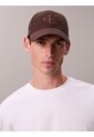 Gorra Chocolate De Béisbol Con Logo Monograma Bordado Calvin Klein de Calvin Klein
