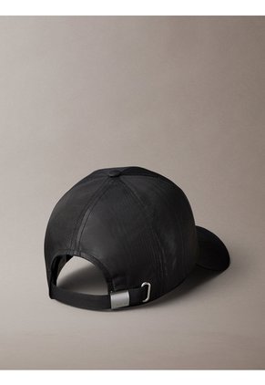 Gorra Negra Con Bordado Monograma Calvin Klein