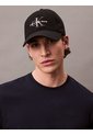 Gorra Negra De Béisbol Con Logo Monograma Bordado Calvin Klein de Calvin Klein