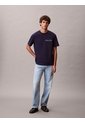 Camiseta Azul Con Logo Gráfico Calvin Klein de Calvin Klein
