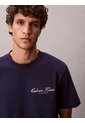 Camiseta Azul Con Logo Gráfico Calvin Klein de Calvin Klein