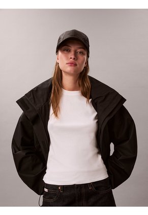 Gorra Negra Con Bordado Monograma Calvin Klein