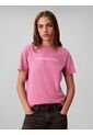 Camiseta Rosa Clásica Con Logo Estampado Calvin Klein de Calvin Klein