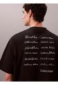 Camiseta Negra Con Estampado Gráfico Calvin Klein de Calvin Klein