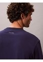 Camiseta Azul Con Logo Gráfico Calvin Klein de Calvin Klein