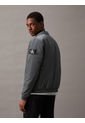 Chaqueta Gris De Nailon Acolchado Con Cremallera Calvin Klein de Calvin Klein