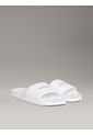 Sandalias Blanco Slide Con Monograma Calvin Klein de Calvin Klein