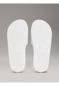 Sandalias Blanco Slide Con Monograma Calvin Klein de Calvin Klein