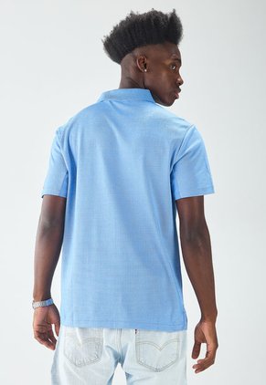 Polo Celeste Calvin Klein