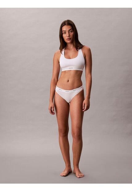 Pantys Blanco Clásicas - Cotton Strech Rib Calvin Klein