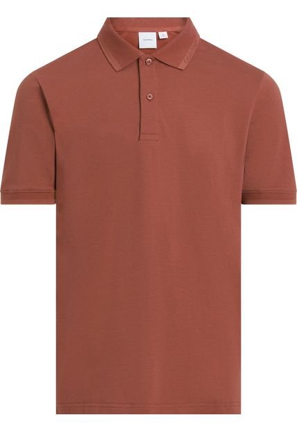 Polo Rojo Pique Slim Thermo Tech Calvin Klein