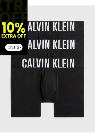Pack Negro De 3 Bóxers Largos - Intense Power Calvin Klein Calvin Klein