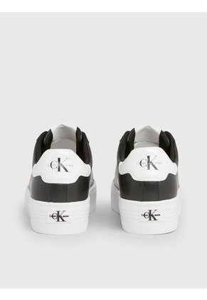 Tenis Multicolor Multicolor De Plataforma De Cuero Calvin Klein