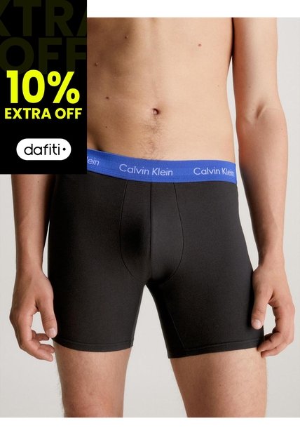 Pack Negro De 3 Boxer - Cotton Stretch Calvin Klein