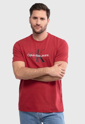 Camiseta Calvin Klein Borgoña